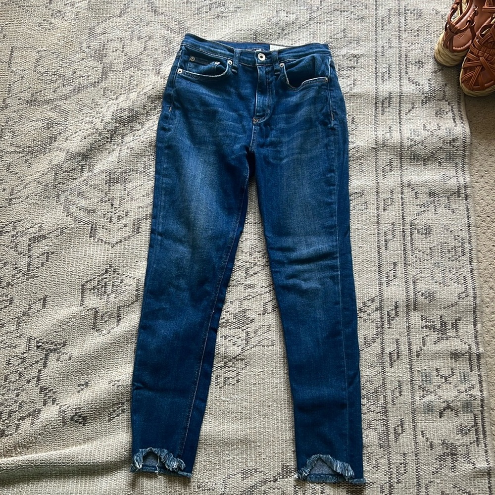 Rag & bone High Rise Ankle Skinny